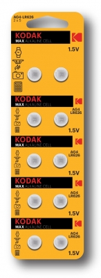 Батарейки Kodak AG4 (377) LR626, LR66 [KAG4-10] 10BL